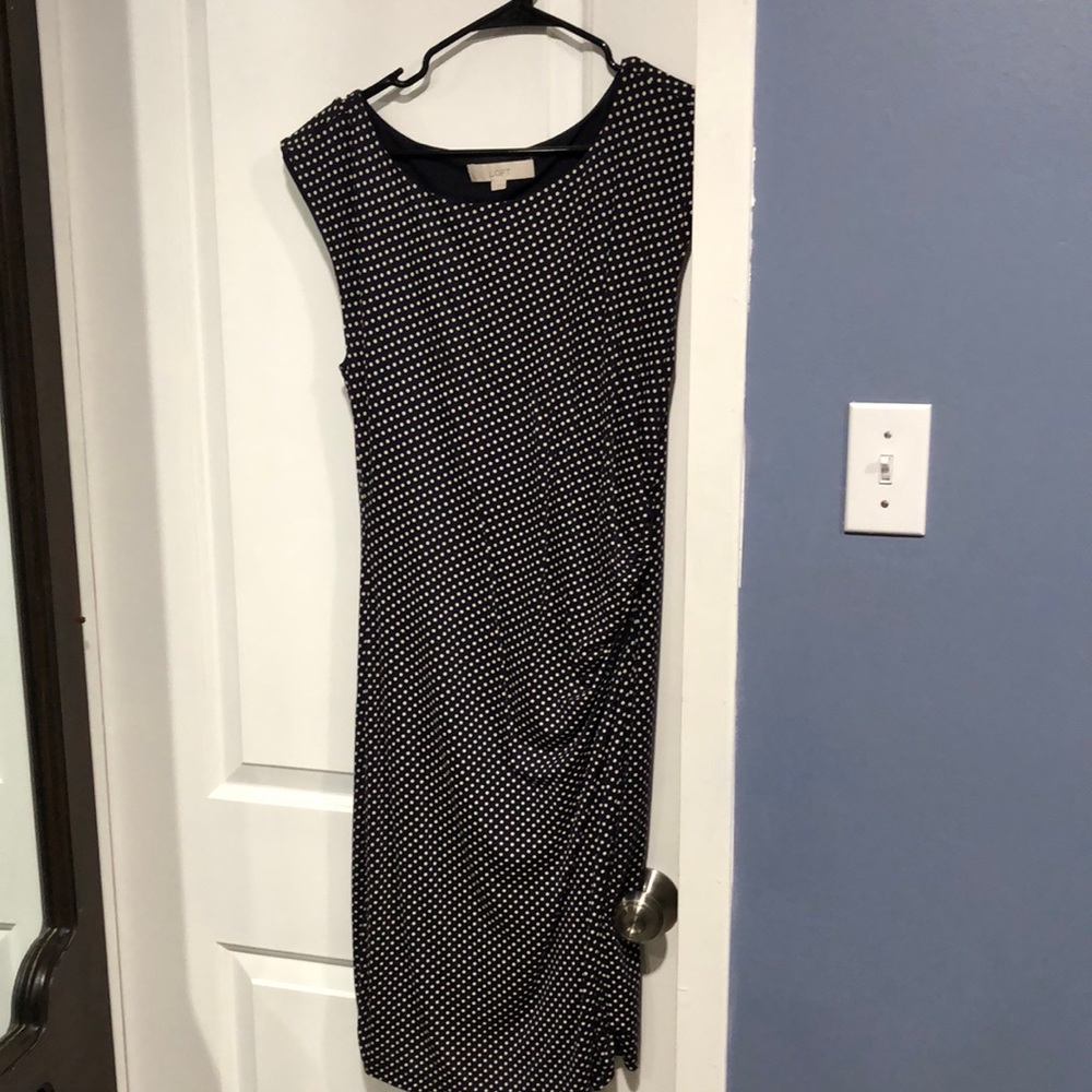 Loft polka dot dress